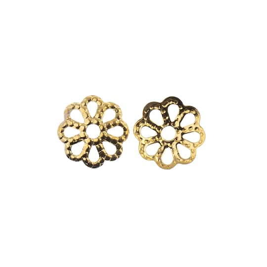 John Bead Must Have Findings 6mm Bead Cap Filigrees